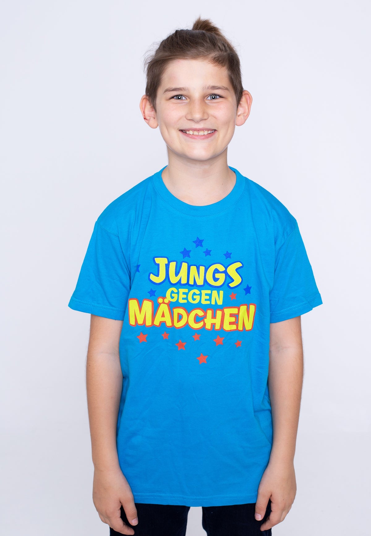 Bibi & Tina Jungs Gegen Mädchen Türkis Kids T-Shirt